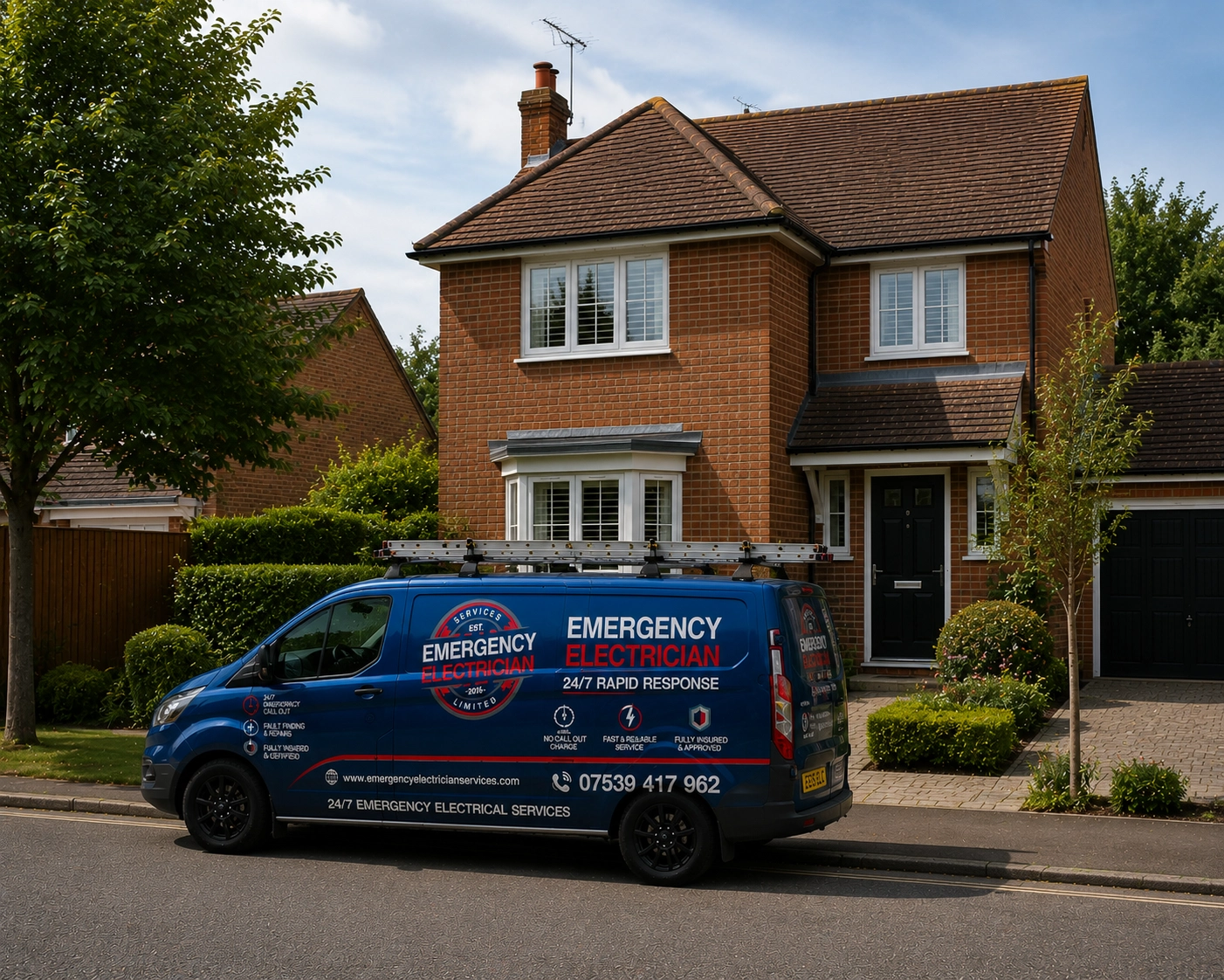 Emergency electrician providing electrical repairs in Hertfordshire