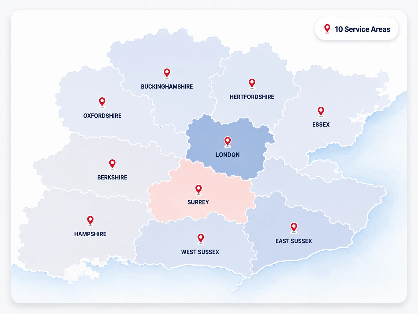 Emergency electrician service coverage across London and the South East