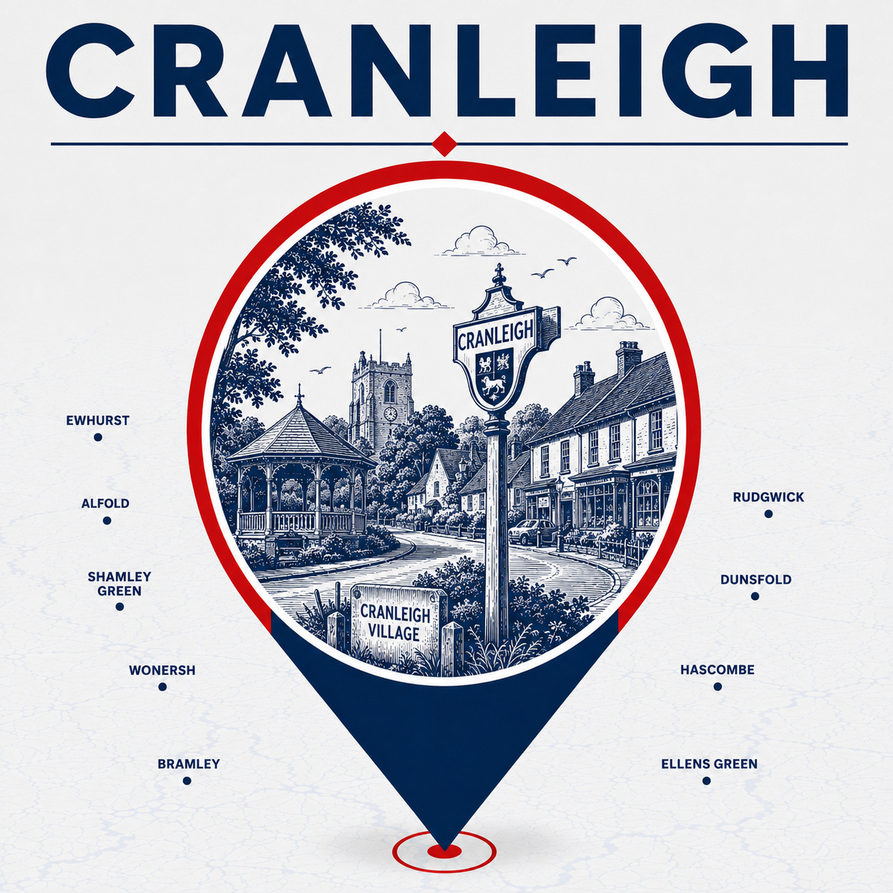 Emergency electrician service coverage across Cranleigh and surrounding villages