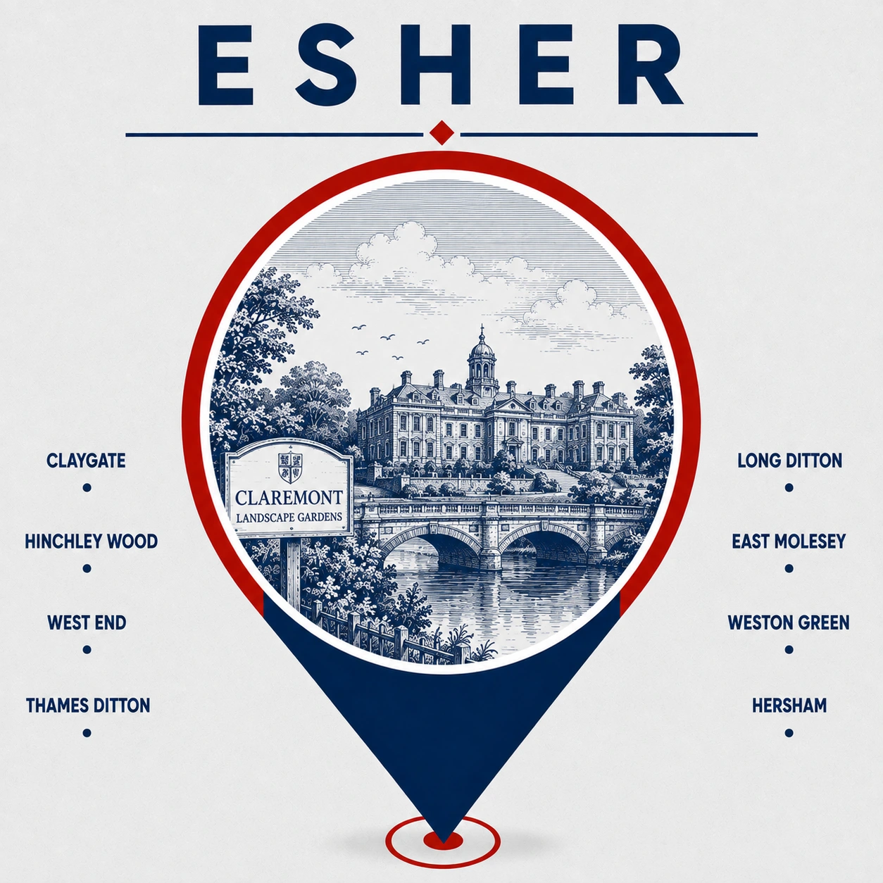 Emergency electrician coverage in Esher and surrounding locations
