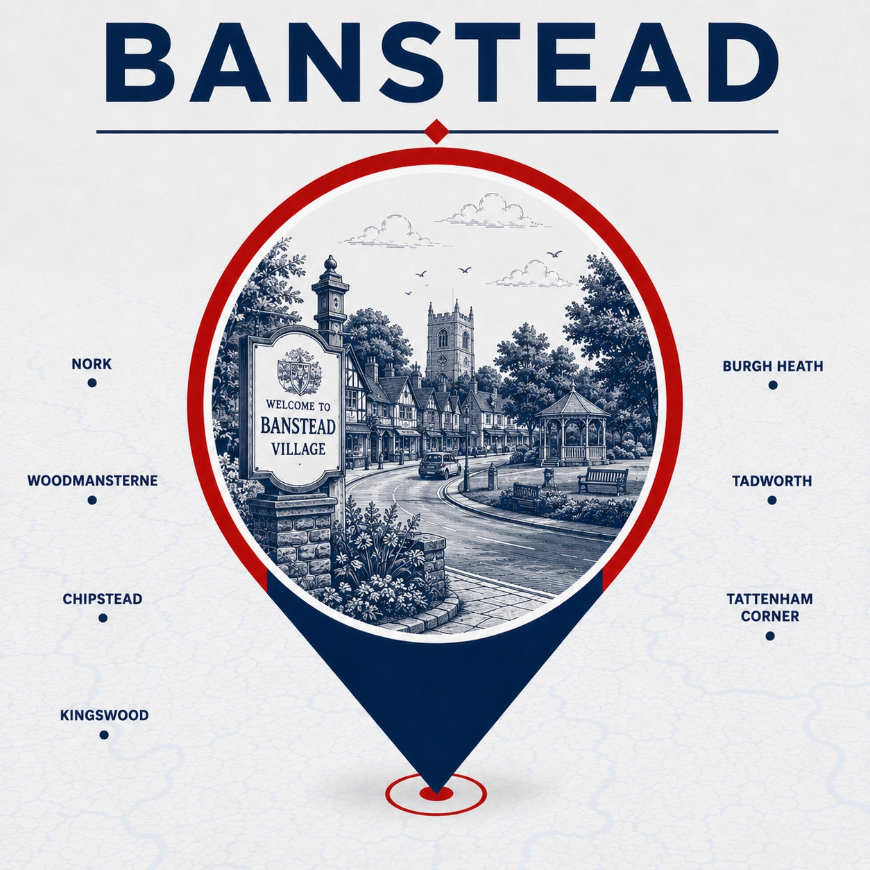 Emergency electrician coverage across Banstead and nearby areas