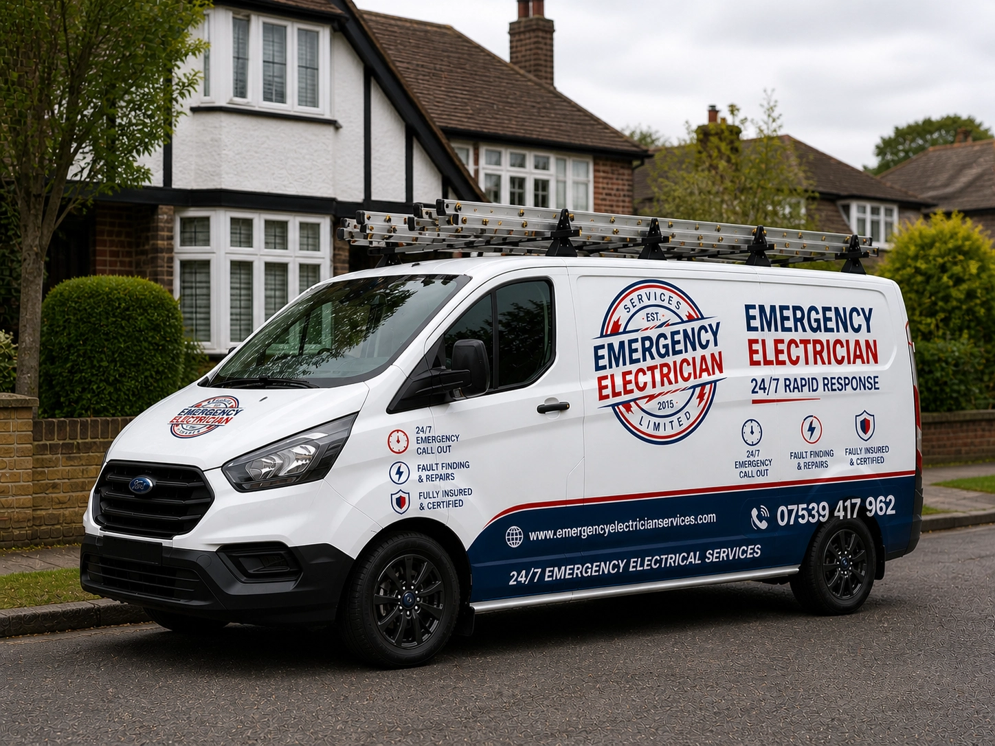 Emergency electrician attending a residential property in Brentwood, Essex