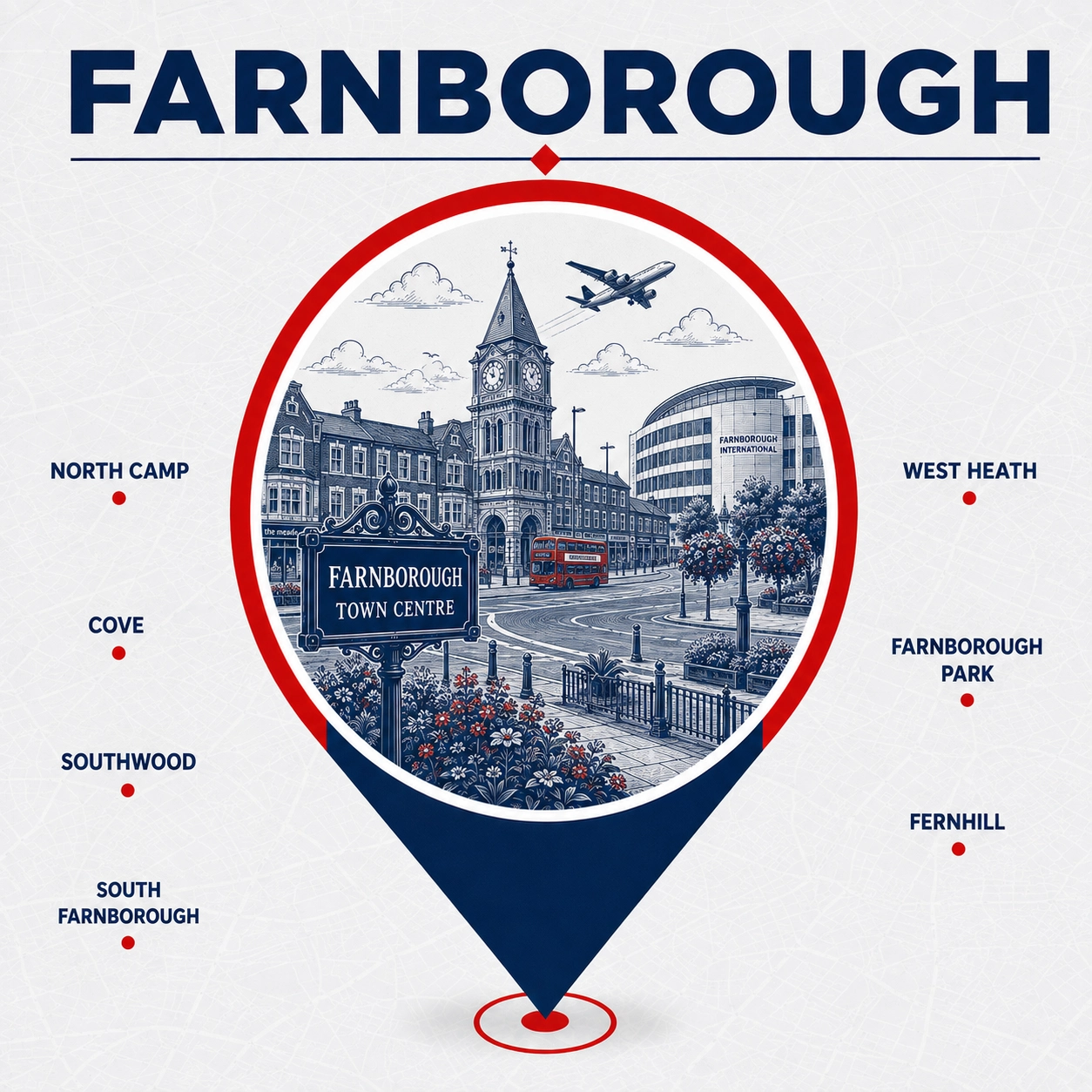 Emergency electrician coverage across Farnborough and nearby areas